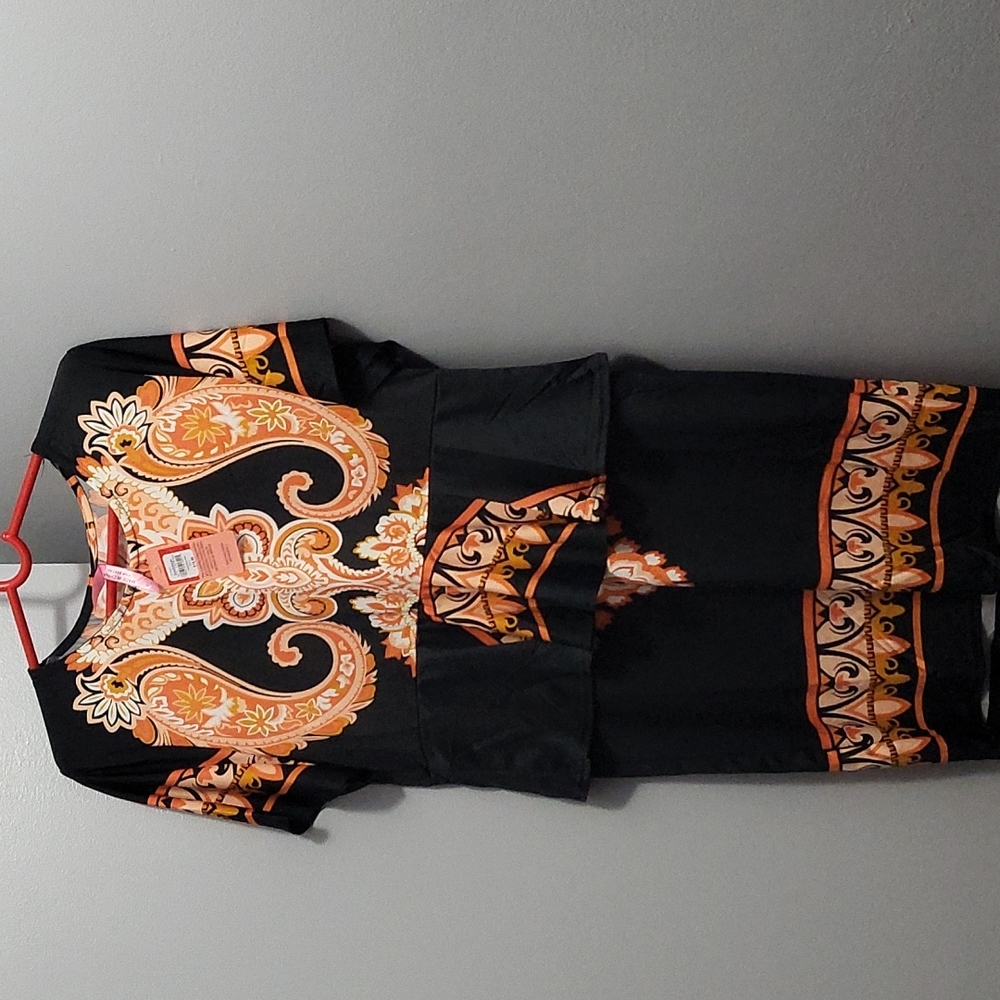African print dress